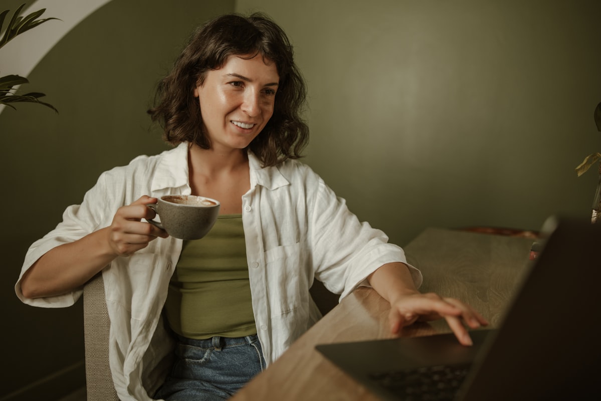Person preparing healthy meal in modern kitchen
